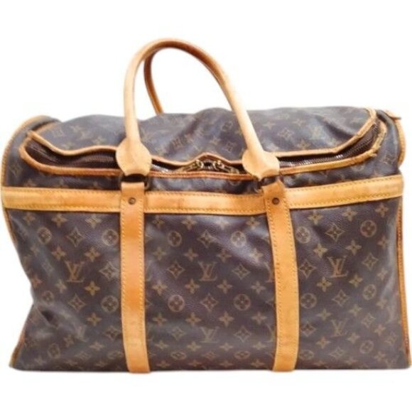 119279BO (L3) Louis Vuitton Travel Bag Sac Chaussures 55 Brown Monogram - Picture 1 of 9